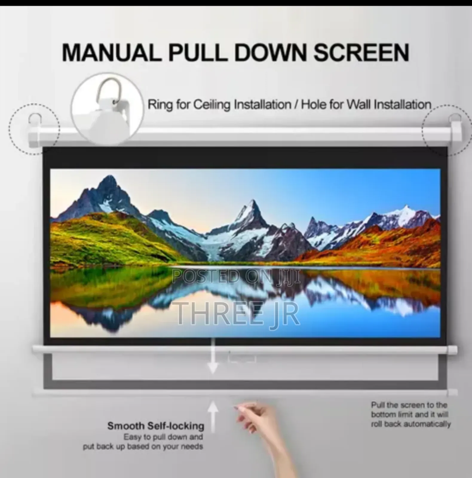 Discounts on Manual Projection Screen