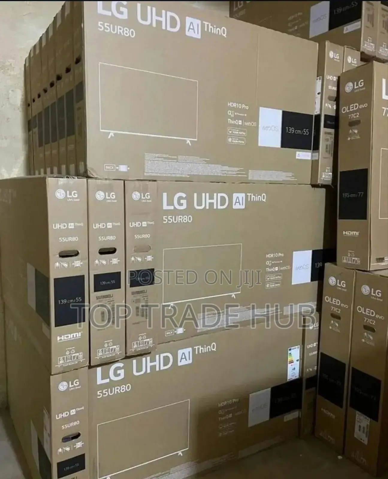 55 Inch LG Ur80 Uhd Ai Thinq TV