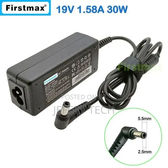 19V 1.58A 30W Laptop AC Adapter Charger for Toshiba Dynabook