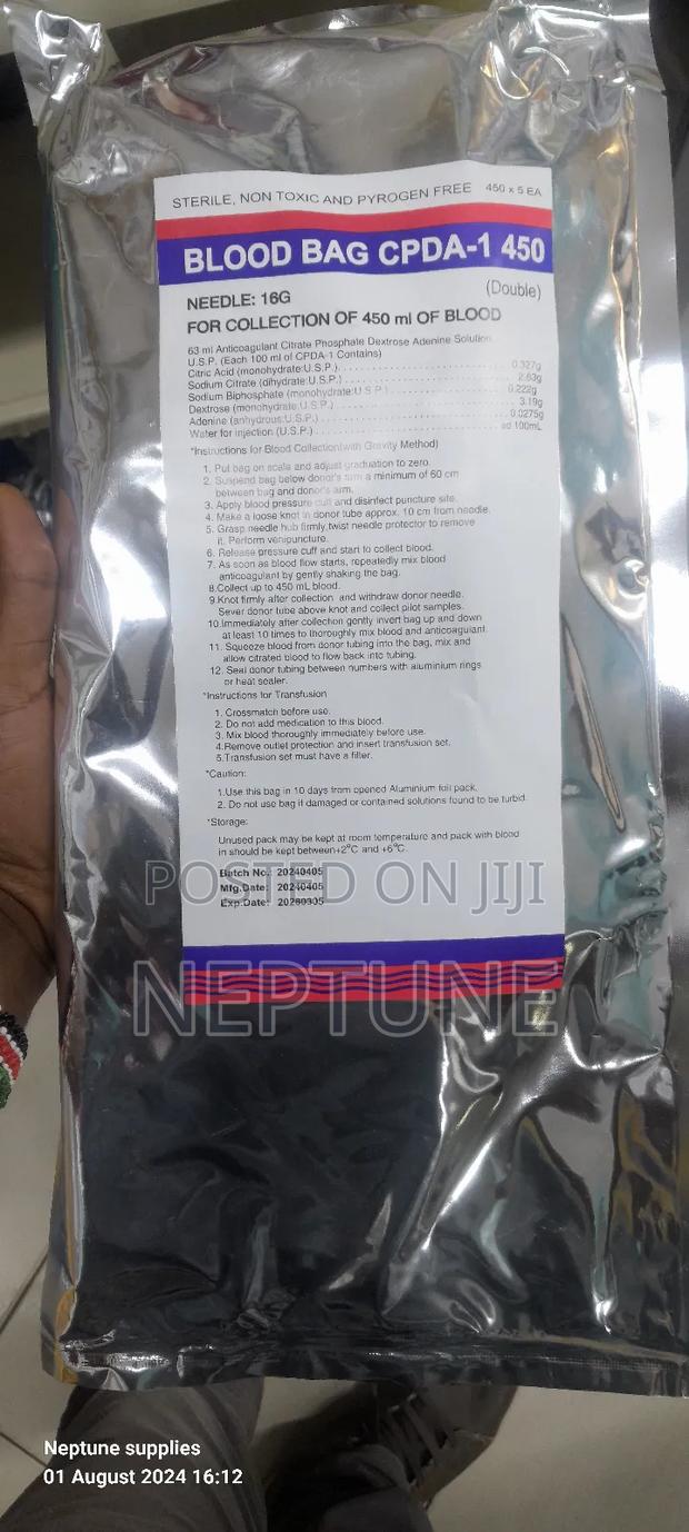 Blood Bag Collection Double - main view