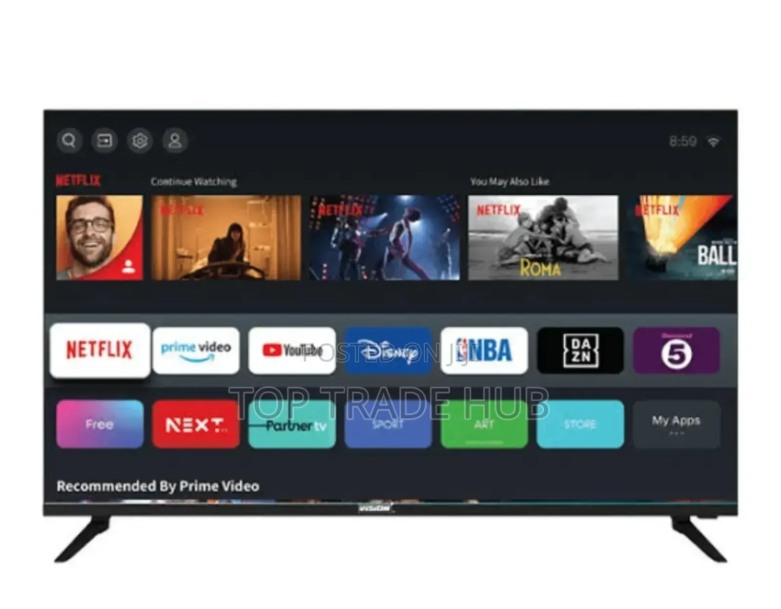 Vision Plus 43" Frameless FHD Android Tv