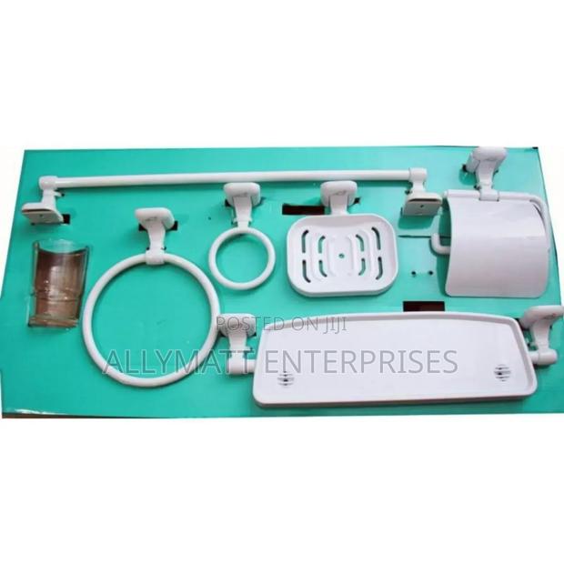 Plastic Bathroom Accessories Set - main view
