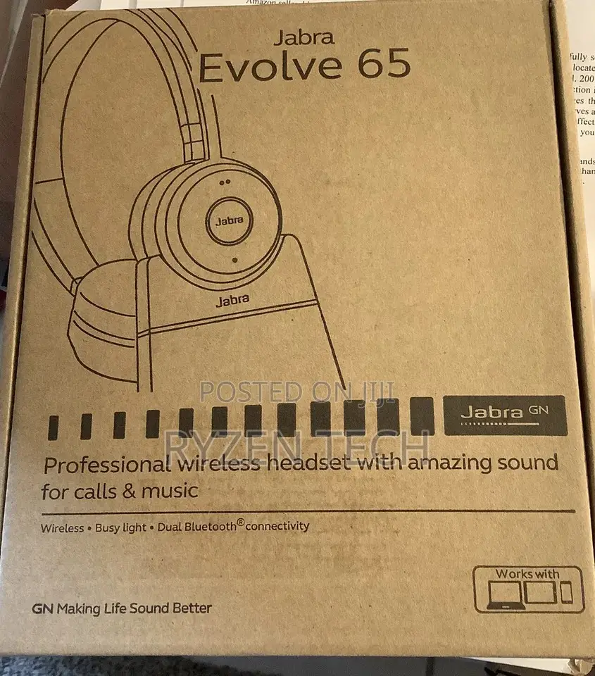Jabra Evolve 75 MS Stereo Headset Link 370