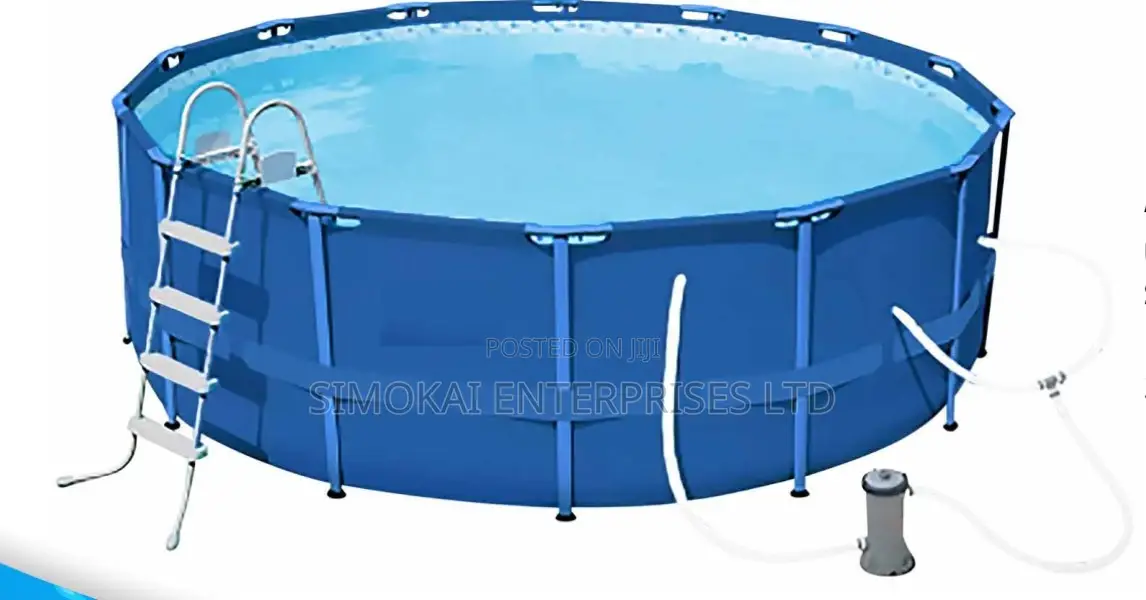 Swimming Pool Combo Set, Including: A Metal Frame Round