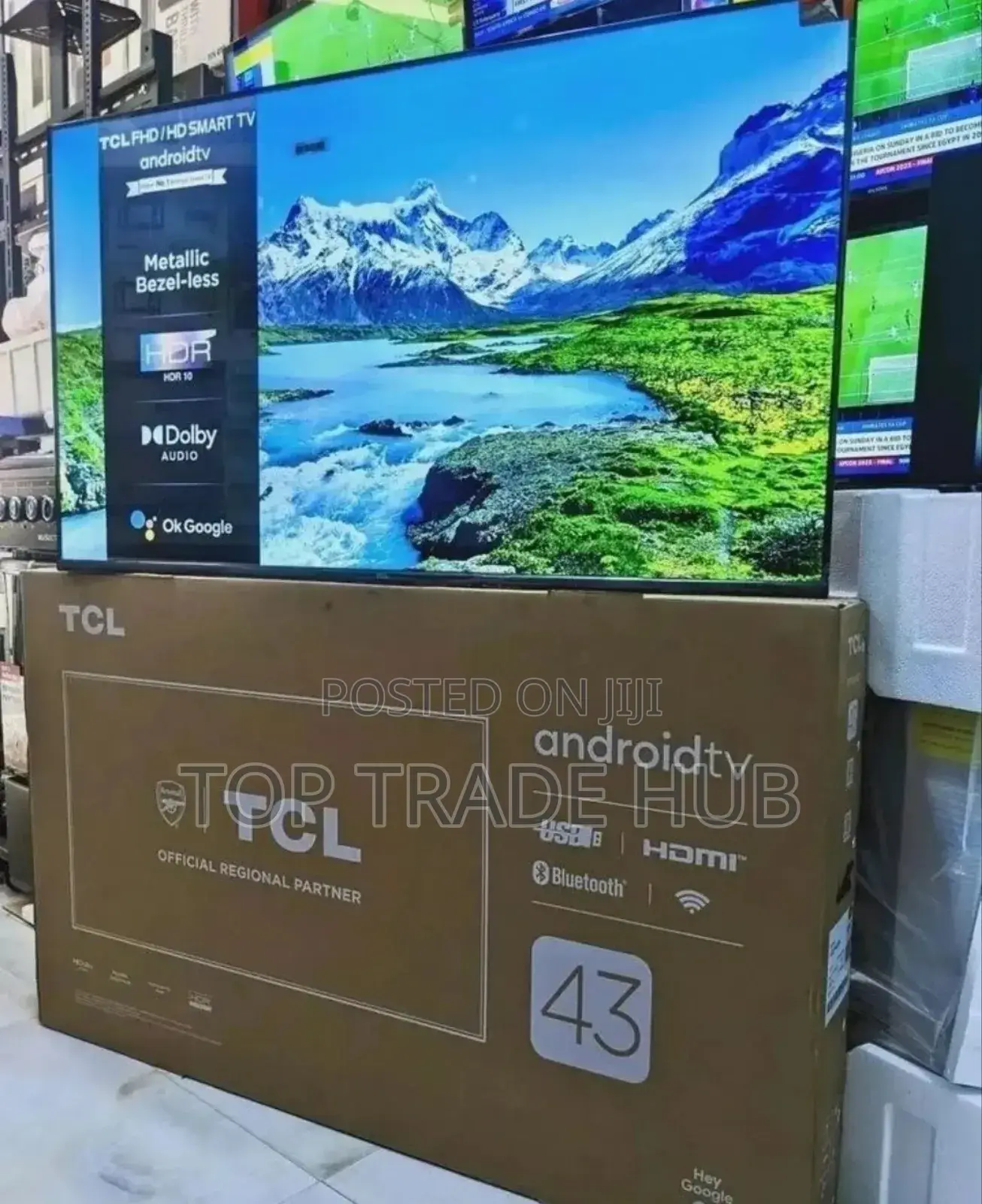 Tcl P635 43 Inch Frameless Fhd Android Tv
