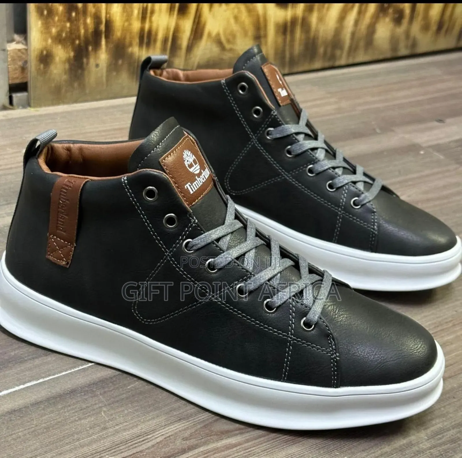 Leather Smart Casual High Cut for Men