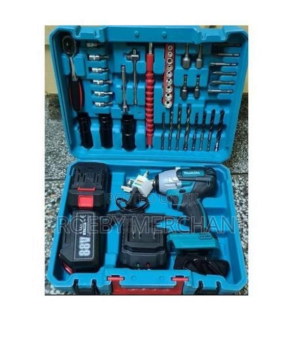 Makita 88V Cordless 2 Battery Electric Hammer Drill Complete - main view