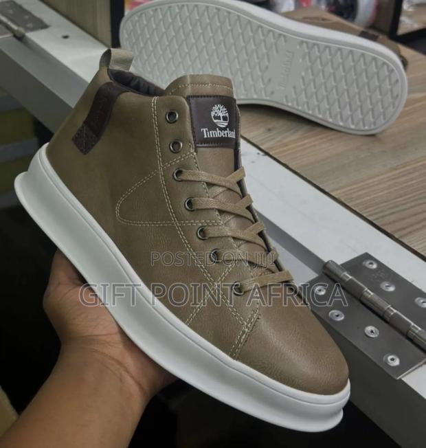 Leather Smart Casual High Cut for Men - main view