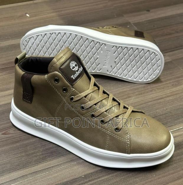 Leather Timberland Smart Casual High Cut for Men - thumbnail 3