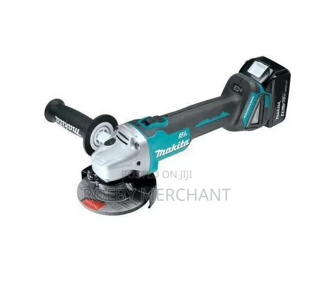 Makita Cordless Grinder, Two Batteries and One Charger