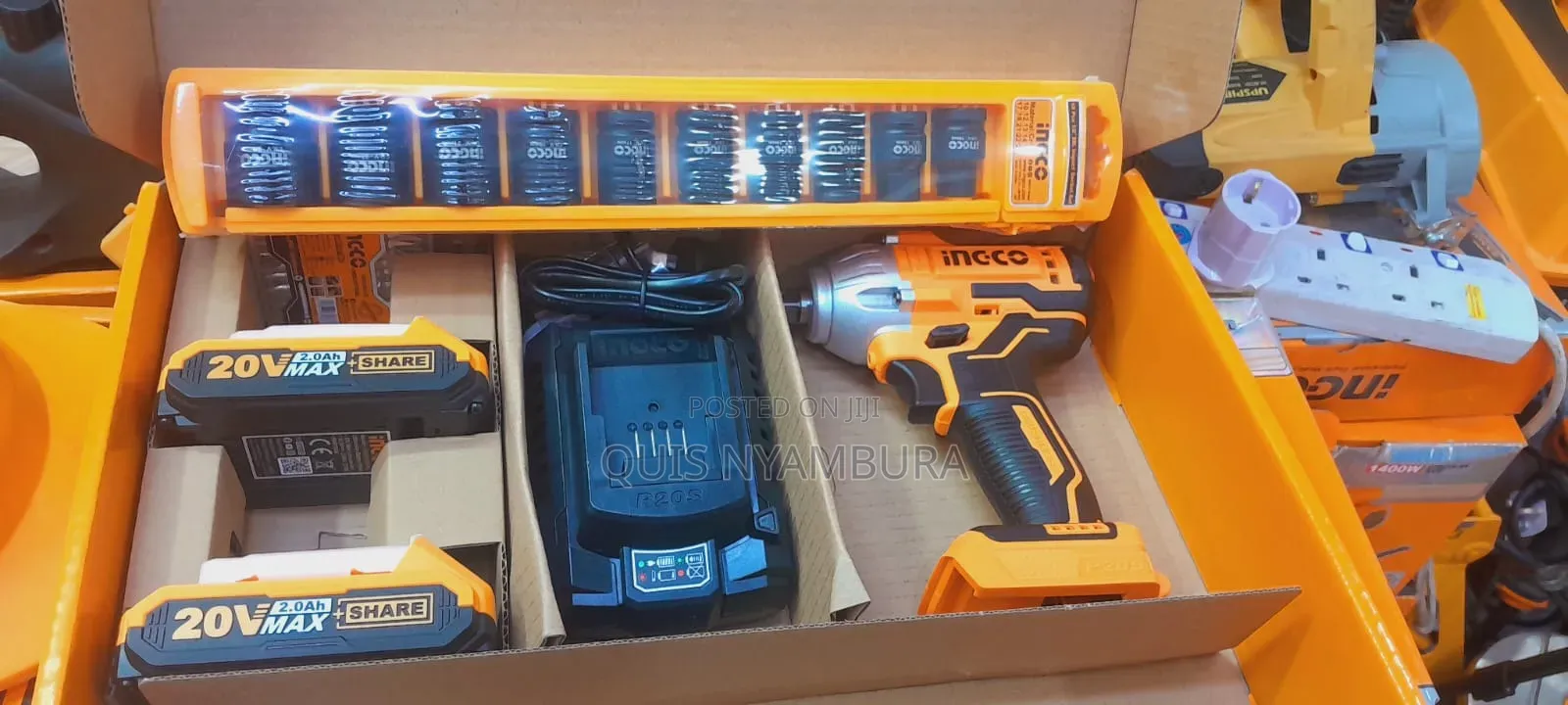 Ingco Impact Wrench, Impact Wrench 20v