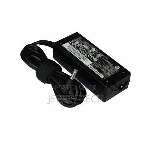Hp Blue Pin AC Adapter Laptop Charger - 19.5V - Black