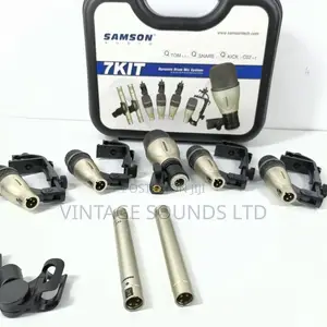Samson 7kit 7-Piece Drum Microphone Set / Brand New