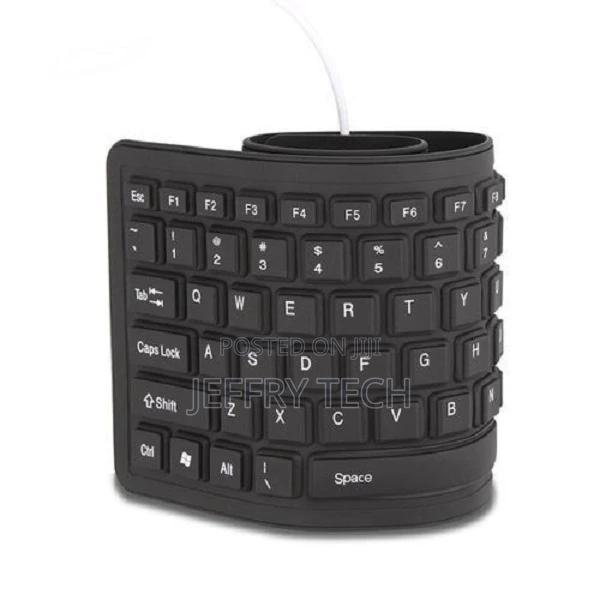 USB Flexible Foldable Soft Touch Silicone Gel Keyboard for P