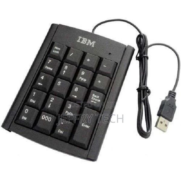 Generic USB Wired Numeric Keypad – Black