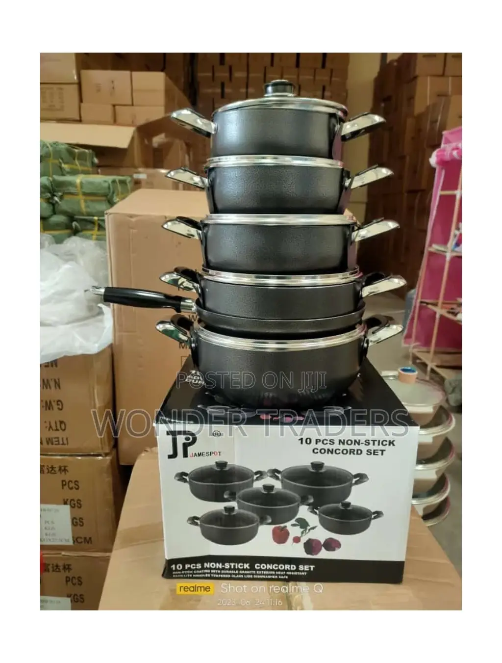 Nonstick Cookware, 10 Pieces Jp Non Stick Cookware Set
