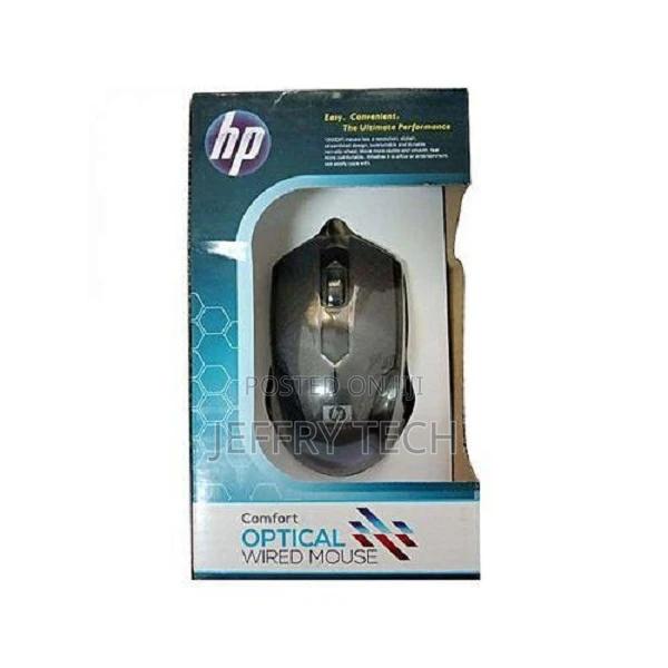 Hp Wired Optical Mouse – Black