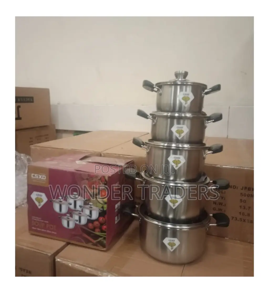 New Model 10 PCS Jp Stainless Cookware
