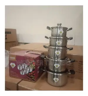 New Model 10 PCS Jp Stainless Cookware