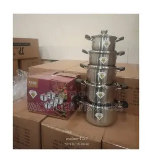 Cookware Set New Model 10 PCS Jp Stainless