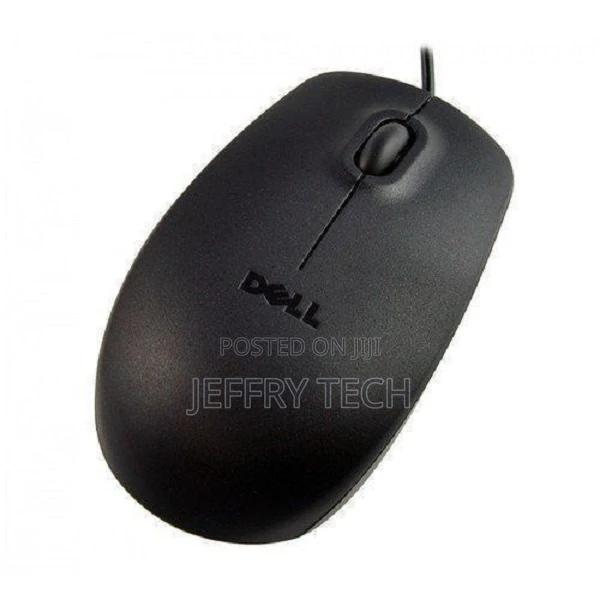 DELL Optical USB Wired 3-Button Mouse – Black - main view