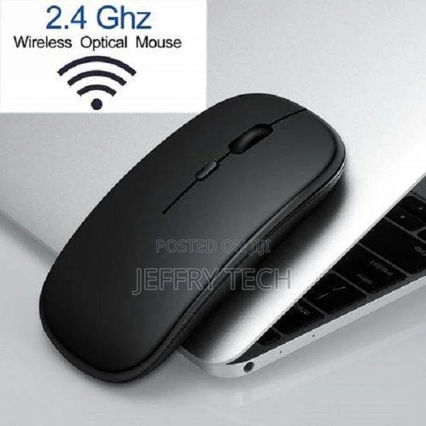 Generic Optical Wireless Rechargeable Mouse Slim -Black