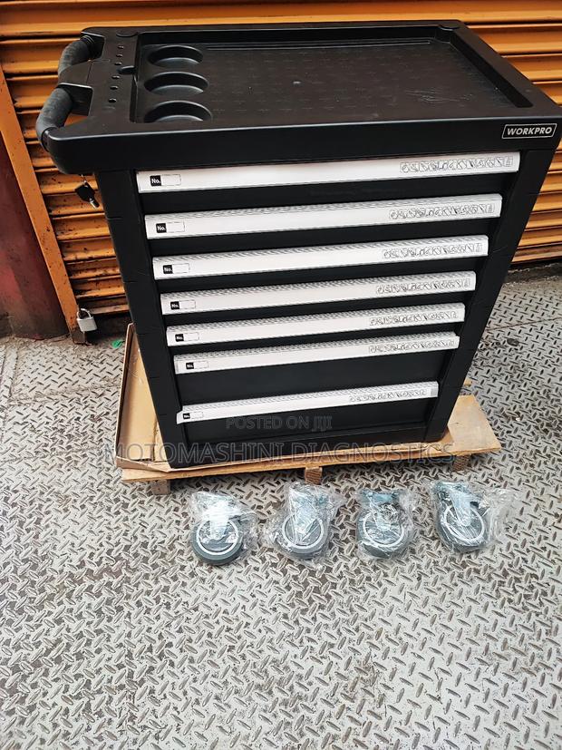 Workpro 365 Piece 7 Drawer Trolley Toolkit With Tools - main view