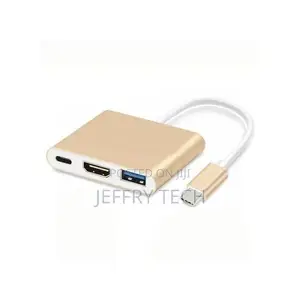 Generic Hub Adaptateur USB 3.1 Type C 3 en 1 À USB-C HDMI
