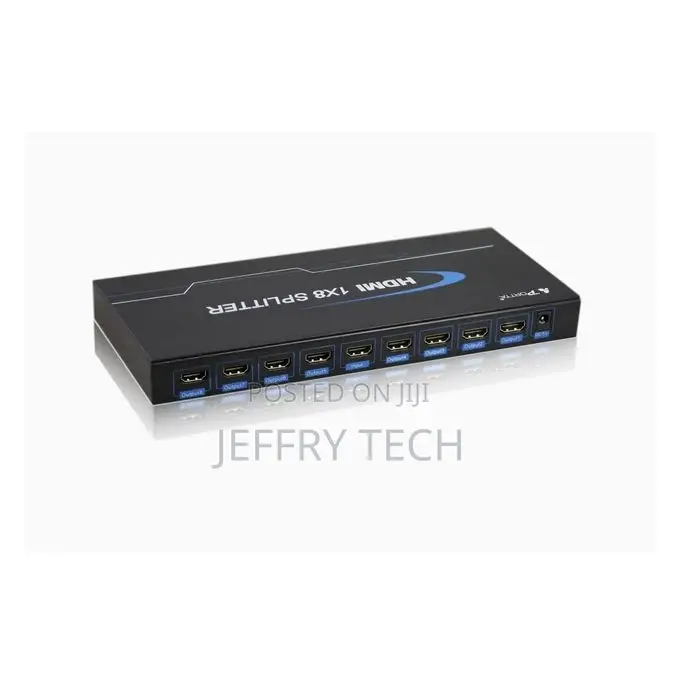 Generic Splitter HDMI 1X8, Portta HDMI Repartiteur 1 Entree