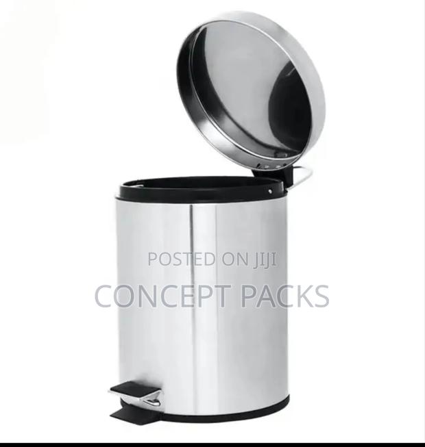 12L Stainless Steel Plain Pedal Bin