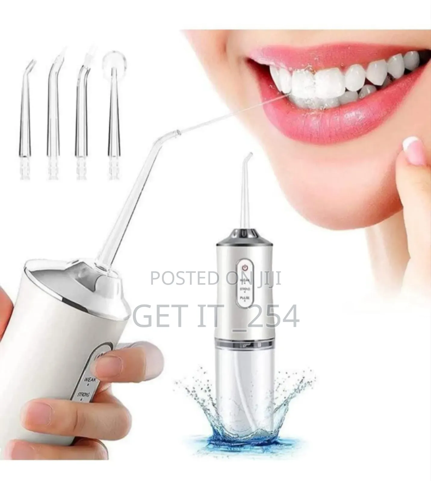 . *4 Nozzles New Dental Water Jet Irrigator Teeth Cleanei