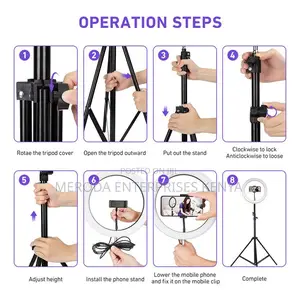 14inch RGB Ring Light+2.1M Tripod Stand for Tiktok Youtube