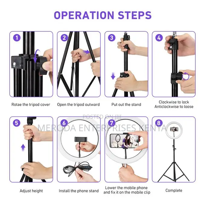 14inch RGB Ring Light+2.1M Tripod Stand for Tiktok Youtube