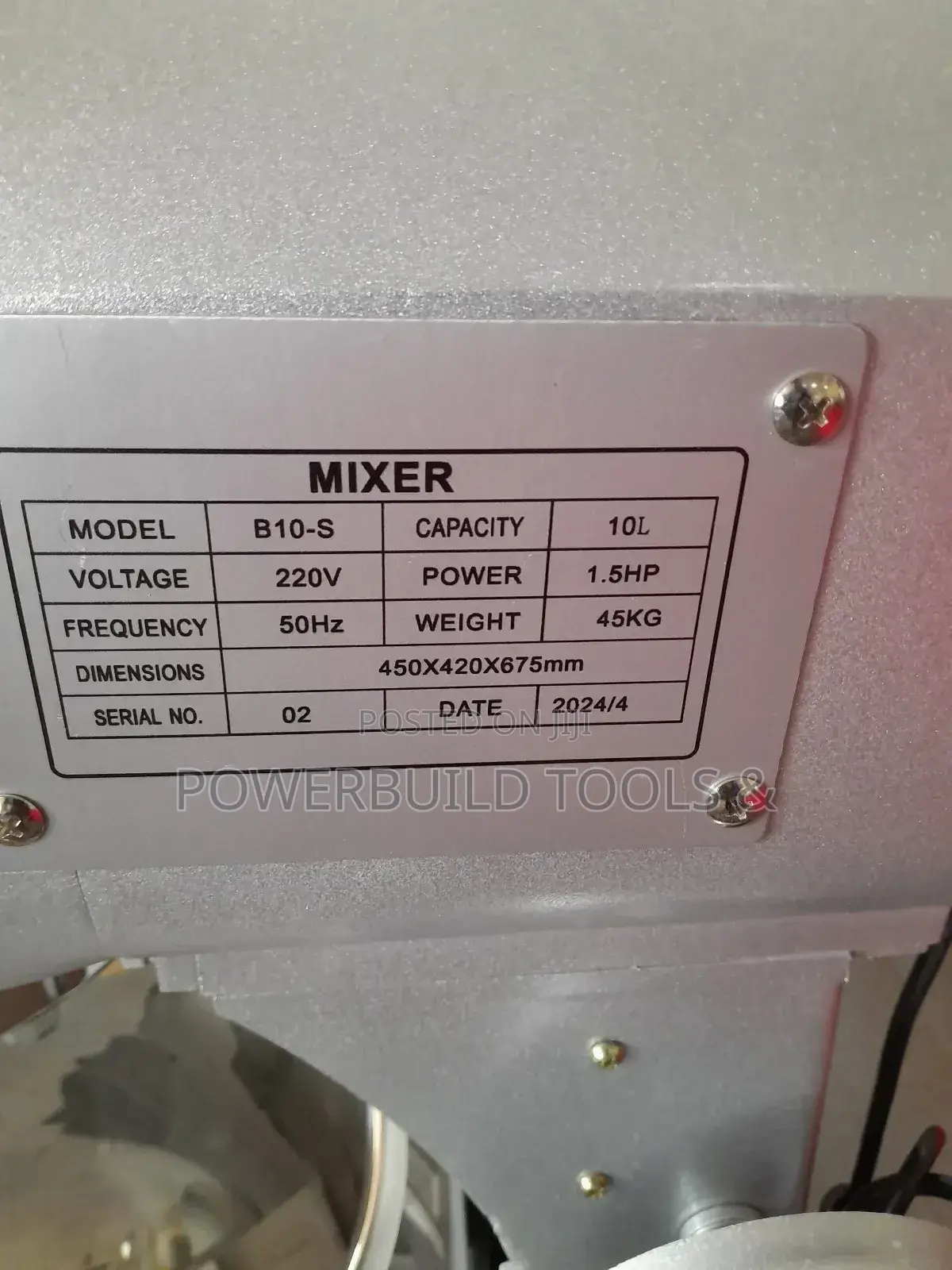 Spiral Industrial Dough Mixer