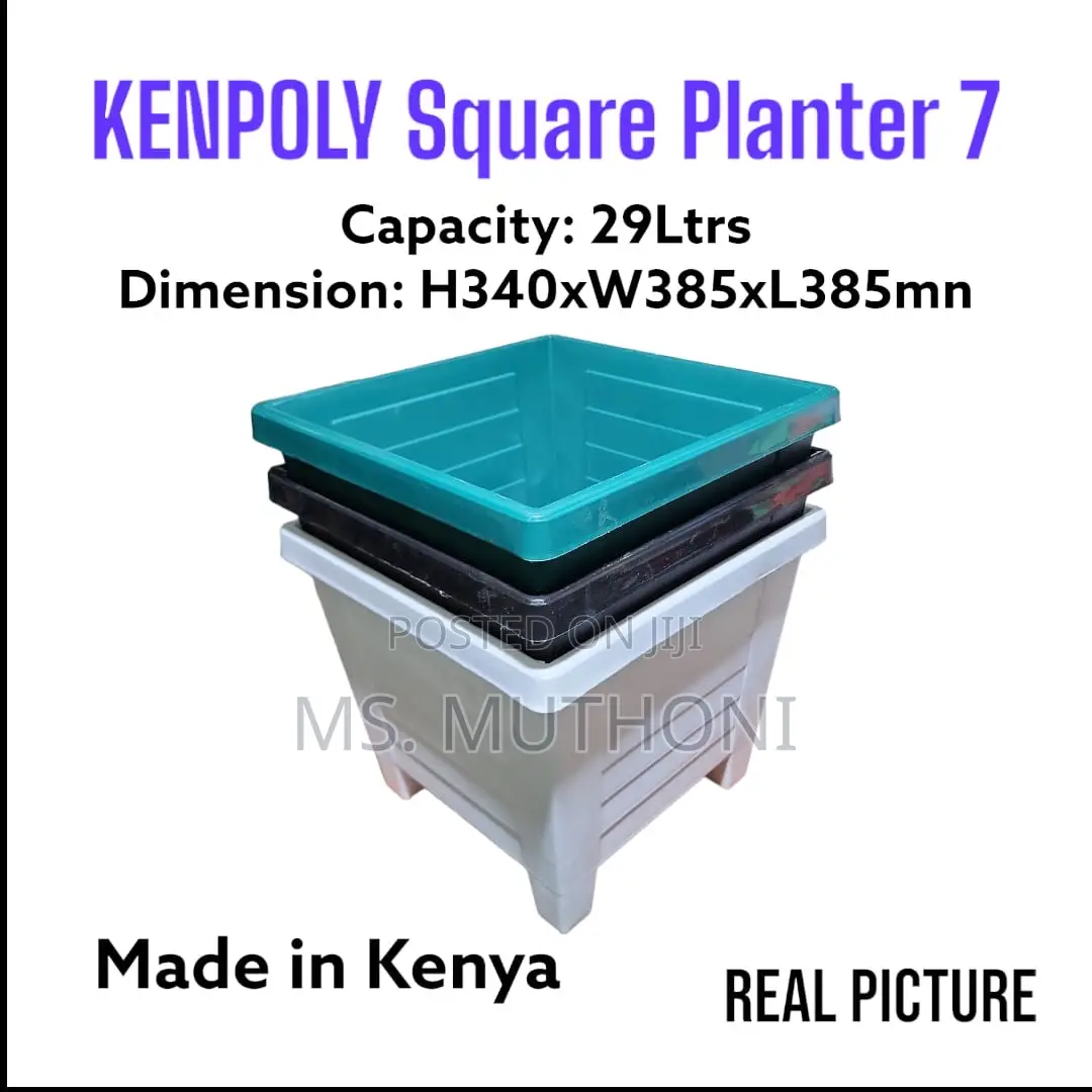 Kenpoly Square Planter 7 Available