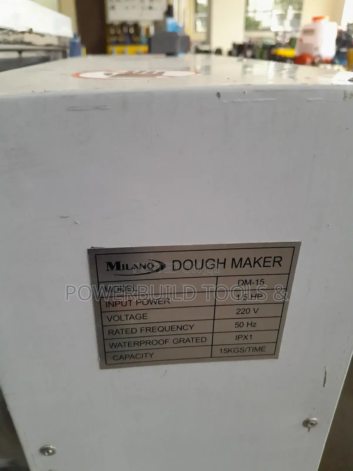 Dough Maker 15kgs