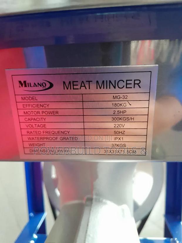 Milano Commercial Meat Mincer - thumbnail 3