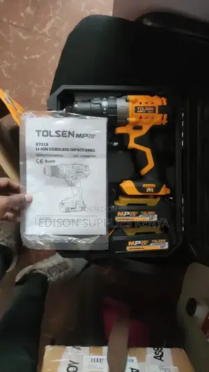 Cordless Drill Tolsen Li-Ion Cordless Impact Drill 20V 87215