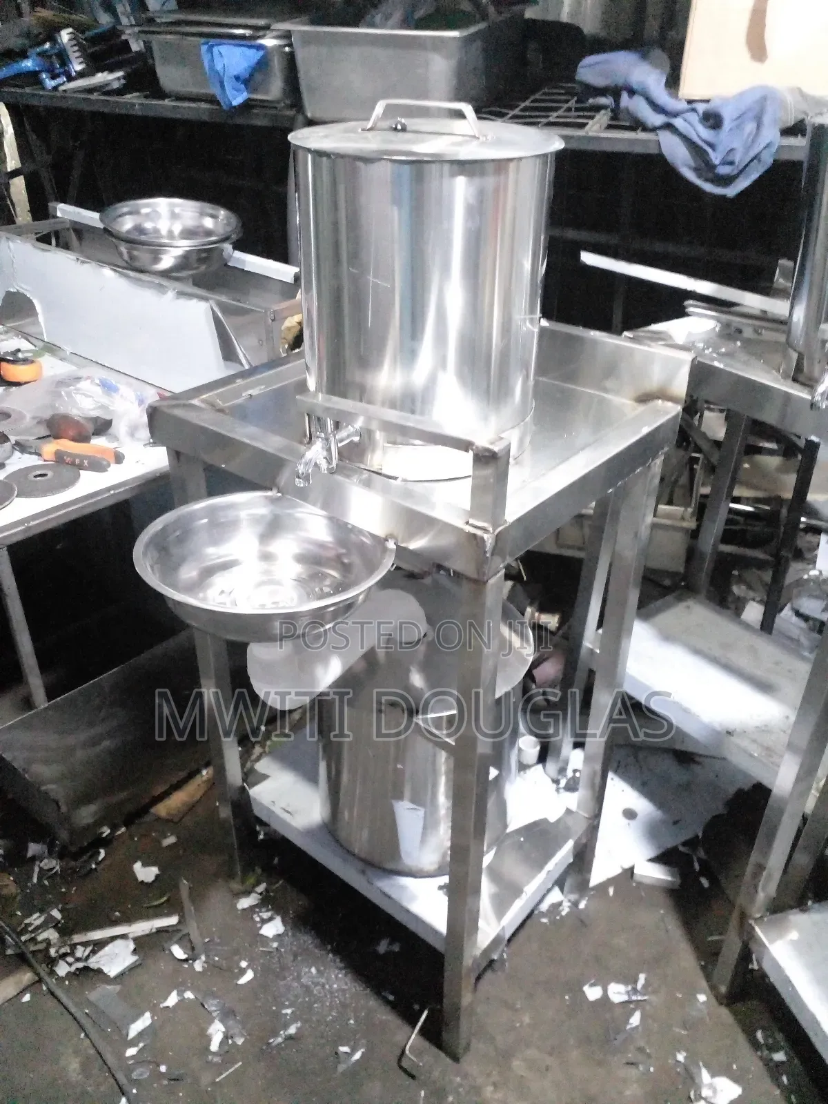 Official Stainless Steel Hand Washing Unit