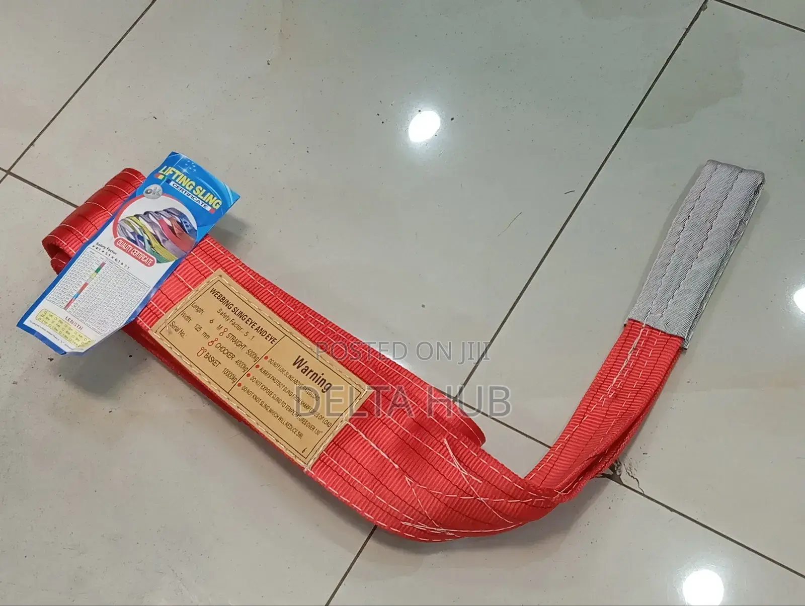 Webbing Rope 5 Tonne Quality 6 Meters Long
