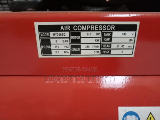 Pacwell 100L Petrol Air Compressor Double Piston - thumbnail 2