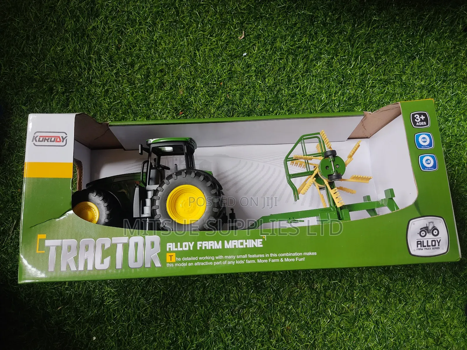 Toy Tractor Alloy Farm Machine 42x12x12cm