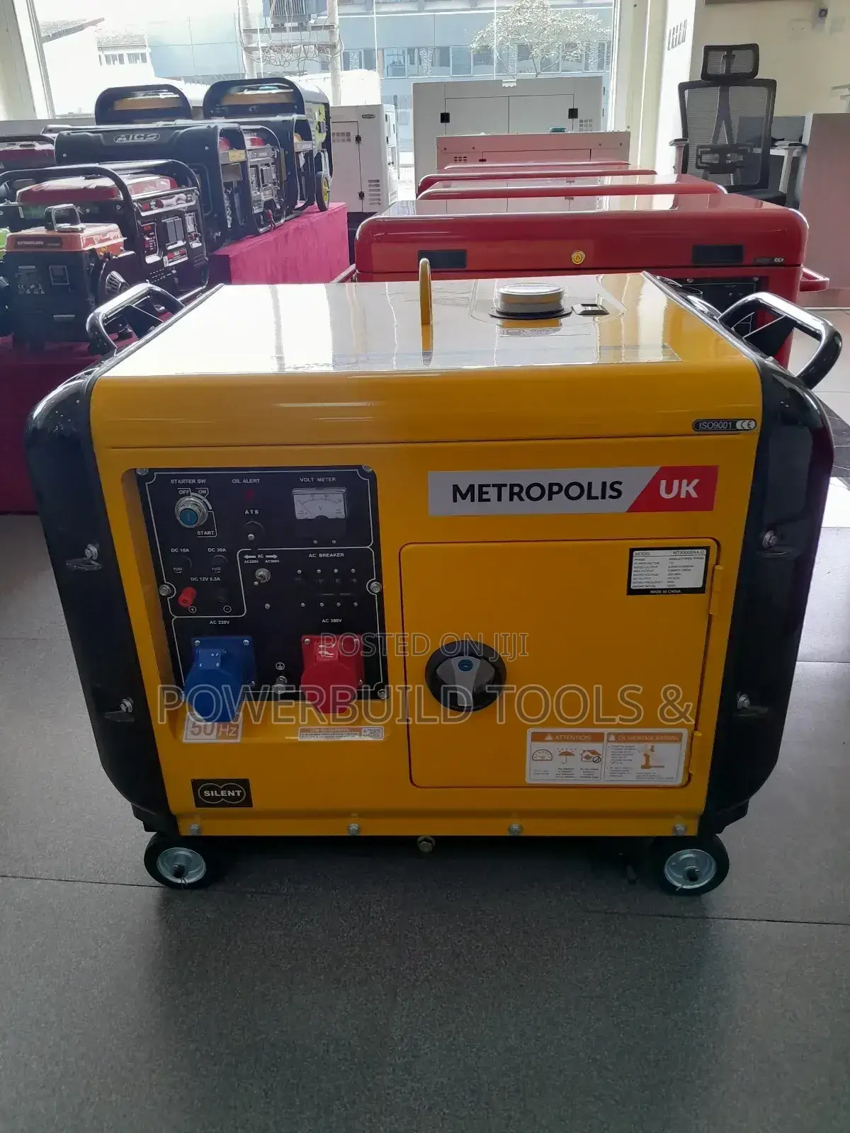 Metropolis UK 11KVA Dual Phase Diesel Generator