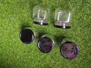 A Set of 10 Glass Jars With Airtight Metal Lids- 207ml