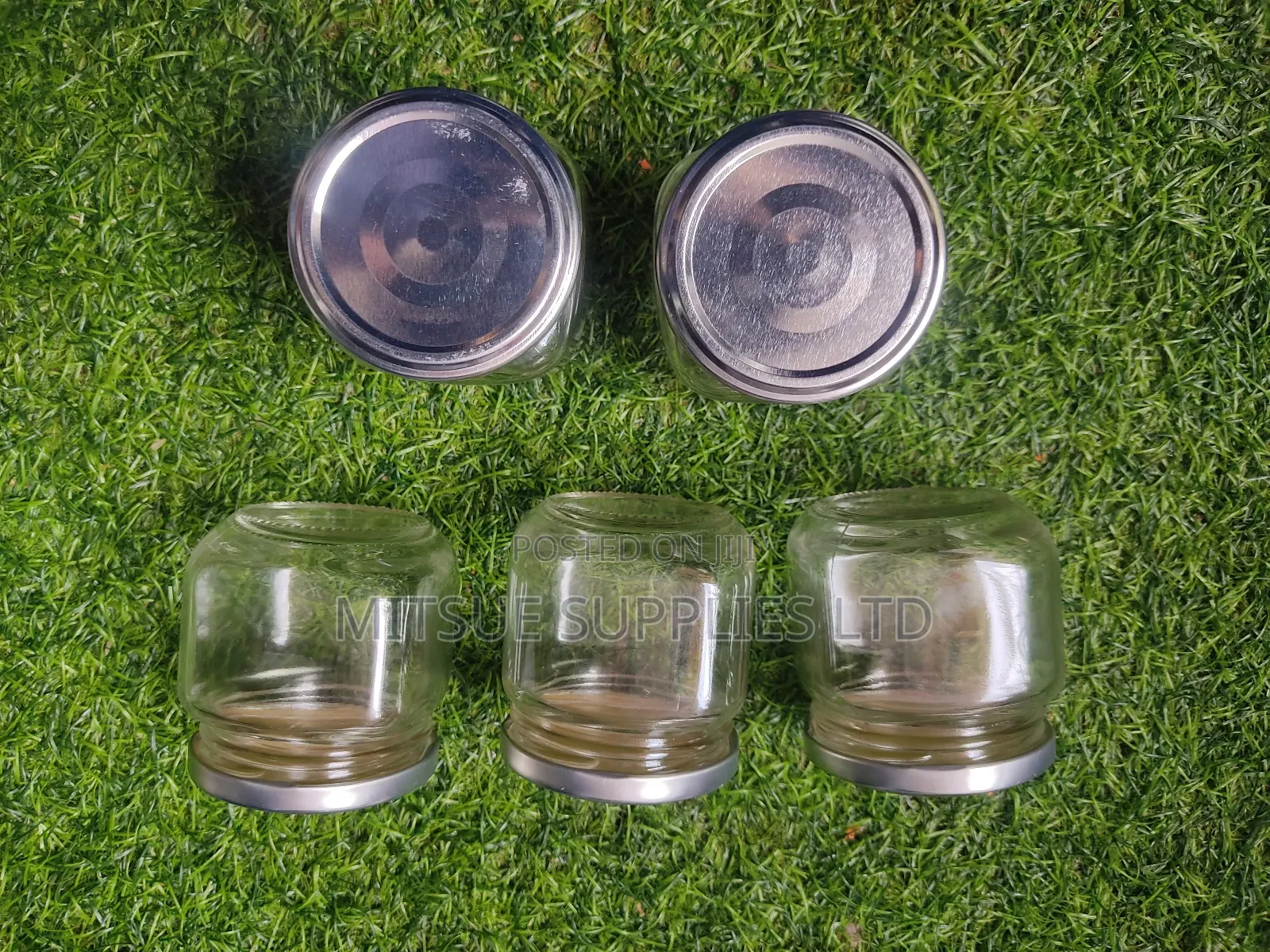 A Set of 20 Glass Jars With Airtight Silvermetal Lids- 207ml