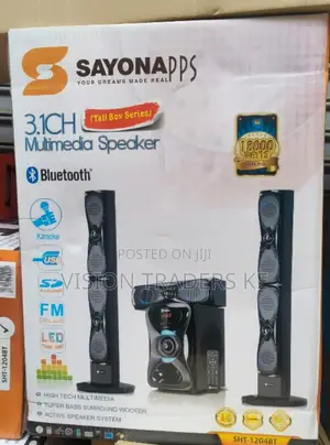 Sayona SHT-1204BT 3.1ch Subwoofer System Tallboy Speakers