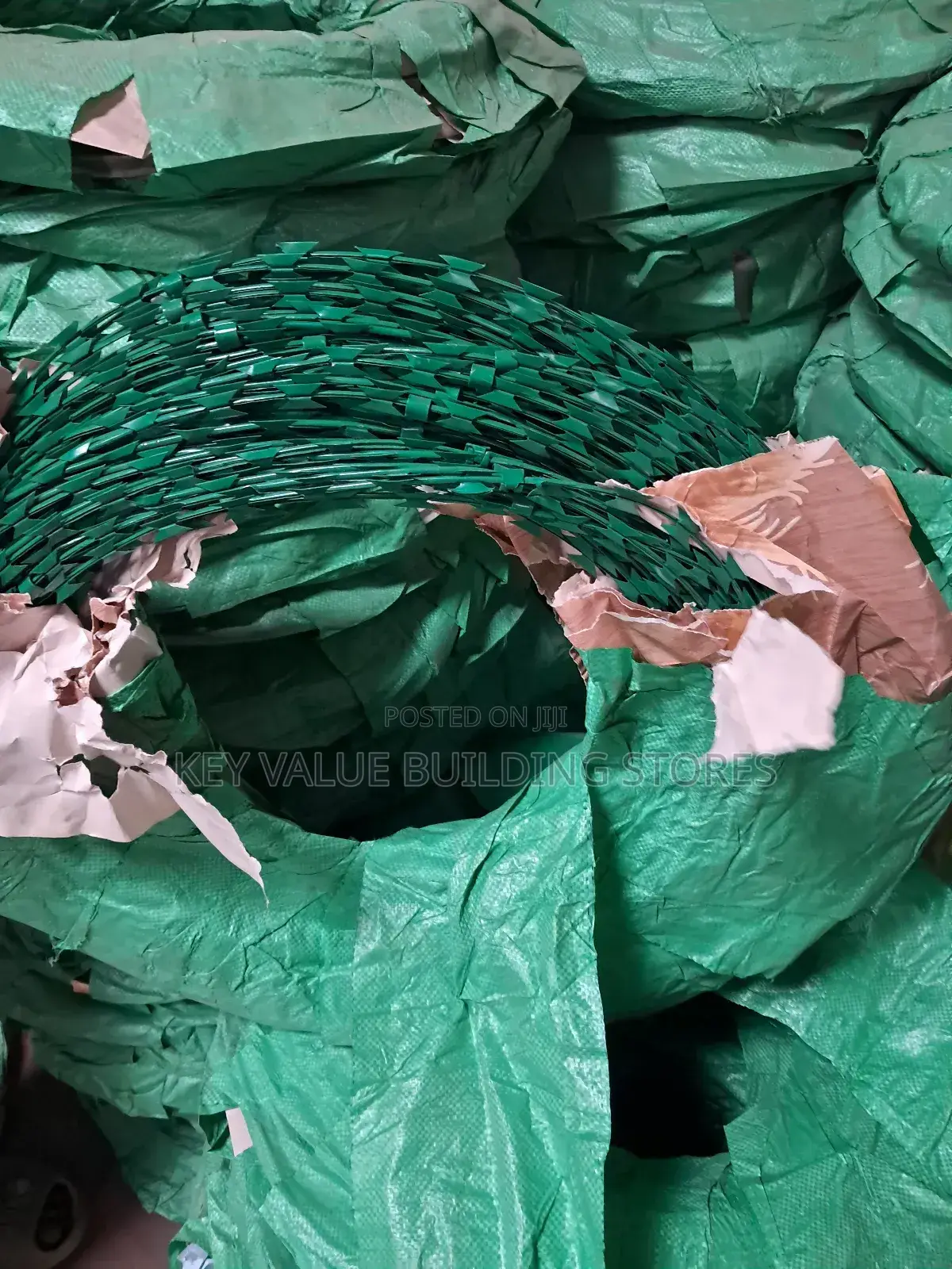 Green Razor Wire