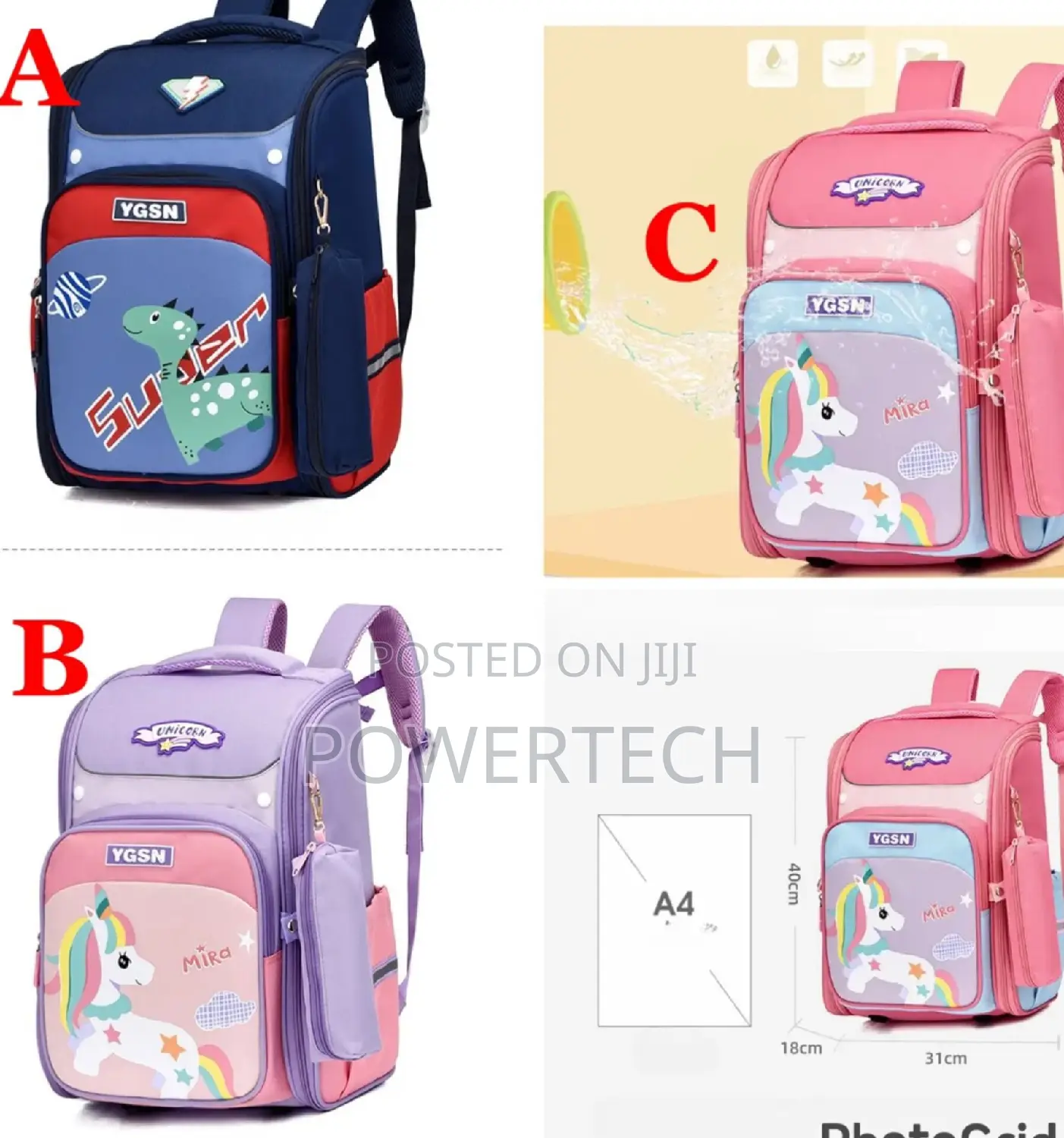 Children's Student School Bag
