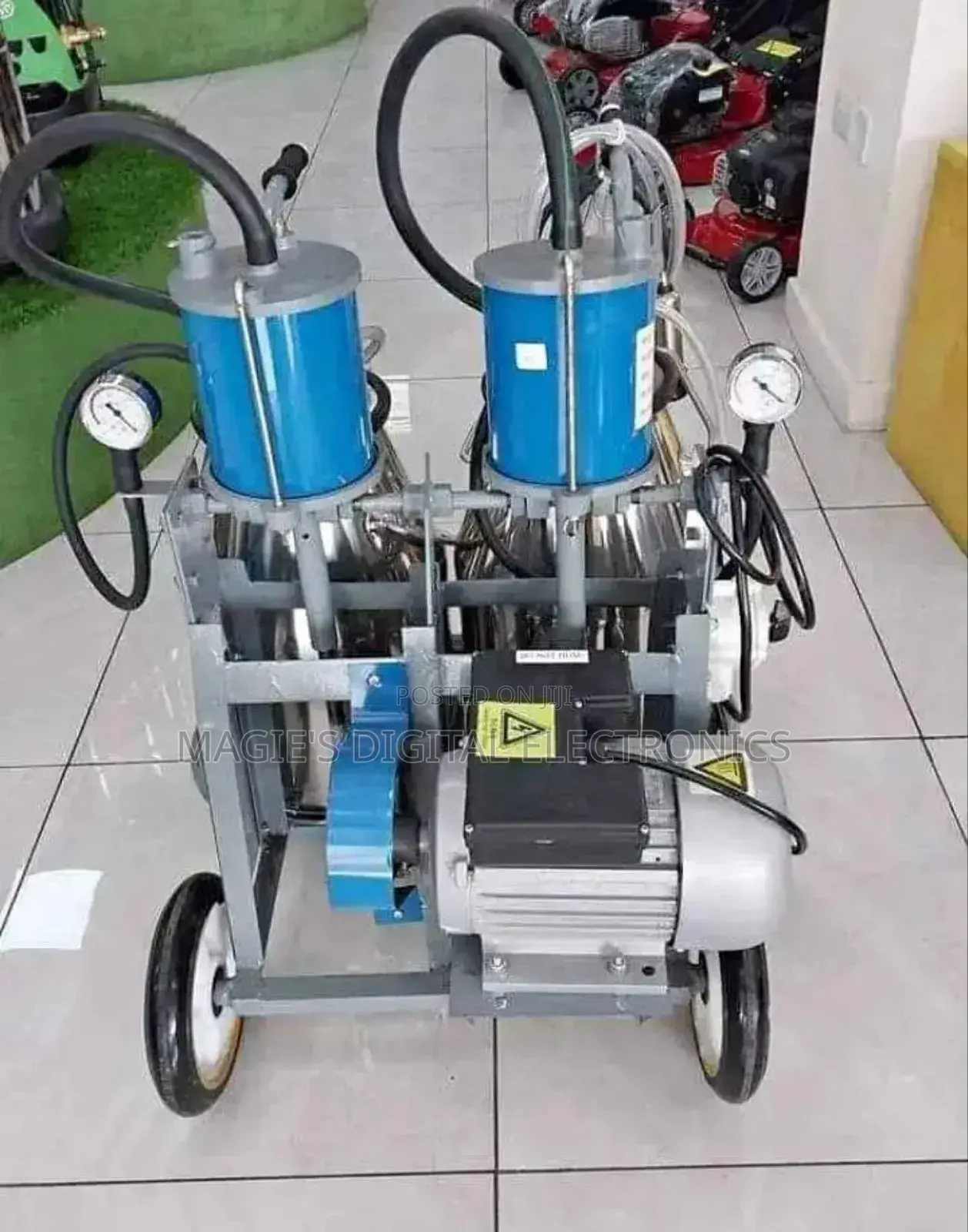Double Milking Barell Machine