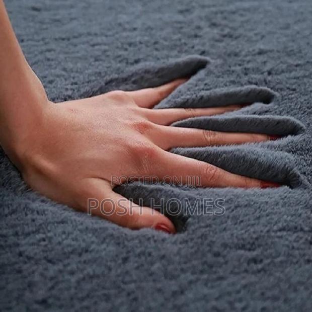 Modern Rabbit Fur Carpet